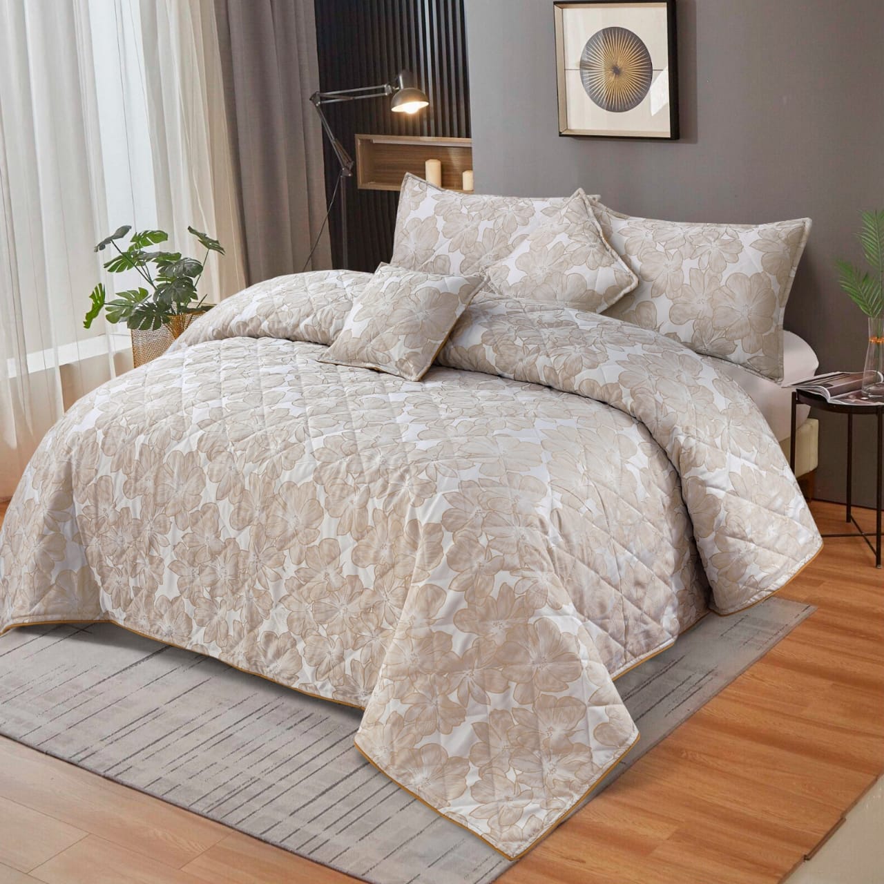 GERBER QUILTED BEDSPREAD SET - 5 PCS