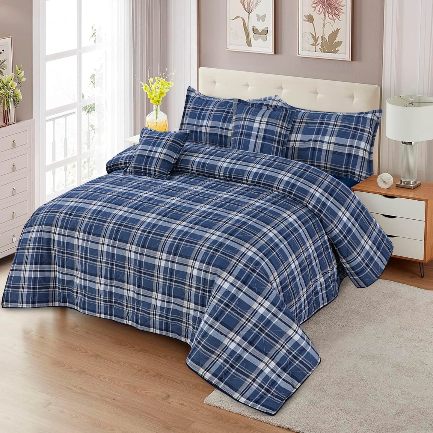 GERBER QUILTED BEDSPREAD SET - 5 PCS
