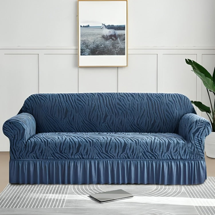 Zebra Style Sofa Cover – Bold & Stylish Animal Print Couch Covers in Pakistan | SAJewelryPK