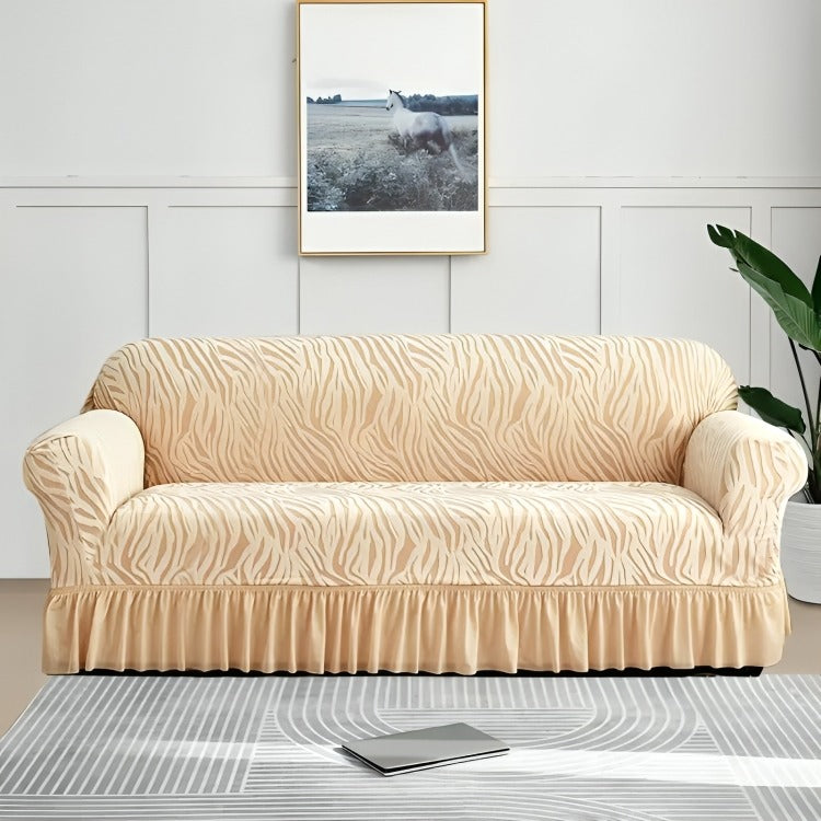 Zebra Style Sofa Cover – Bold & Stylish Animal Print Couch Covers in Pakistan | SAJewelryPK