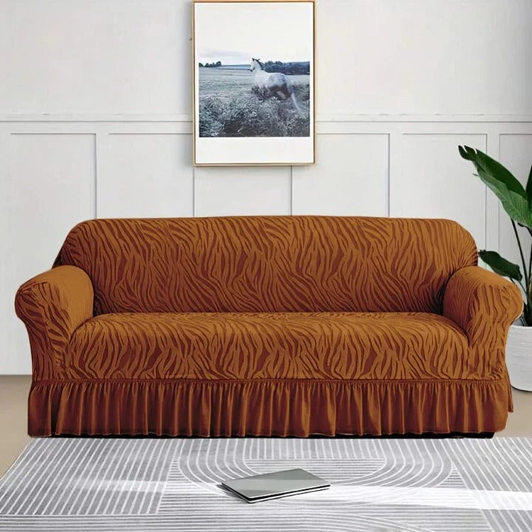 Zebra Style Sofa Cover – Bold & Stylish Animal Print Couch Covers in Pakistan | SAJewelryPK