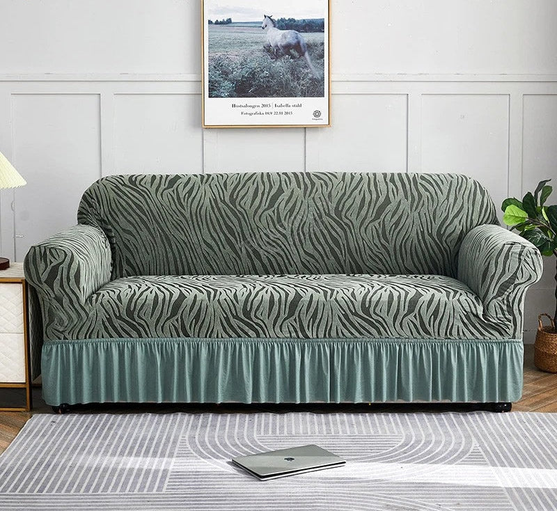 Zebra Style Sofa Cover – Bold & Stylish Animal Print Couch Covers in Pakistan | SAJewelryPK