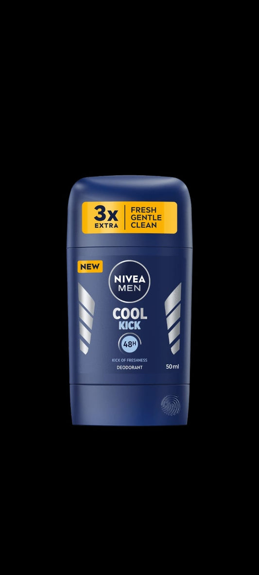 Nivea Men 48 Hour Kick Of Freshness Cool Kick Deodorant Stick, For Men, 50ml