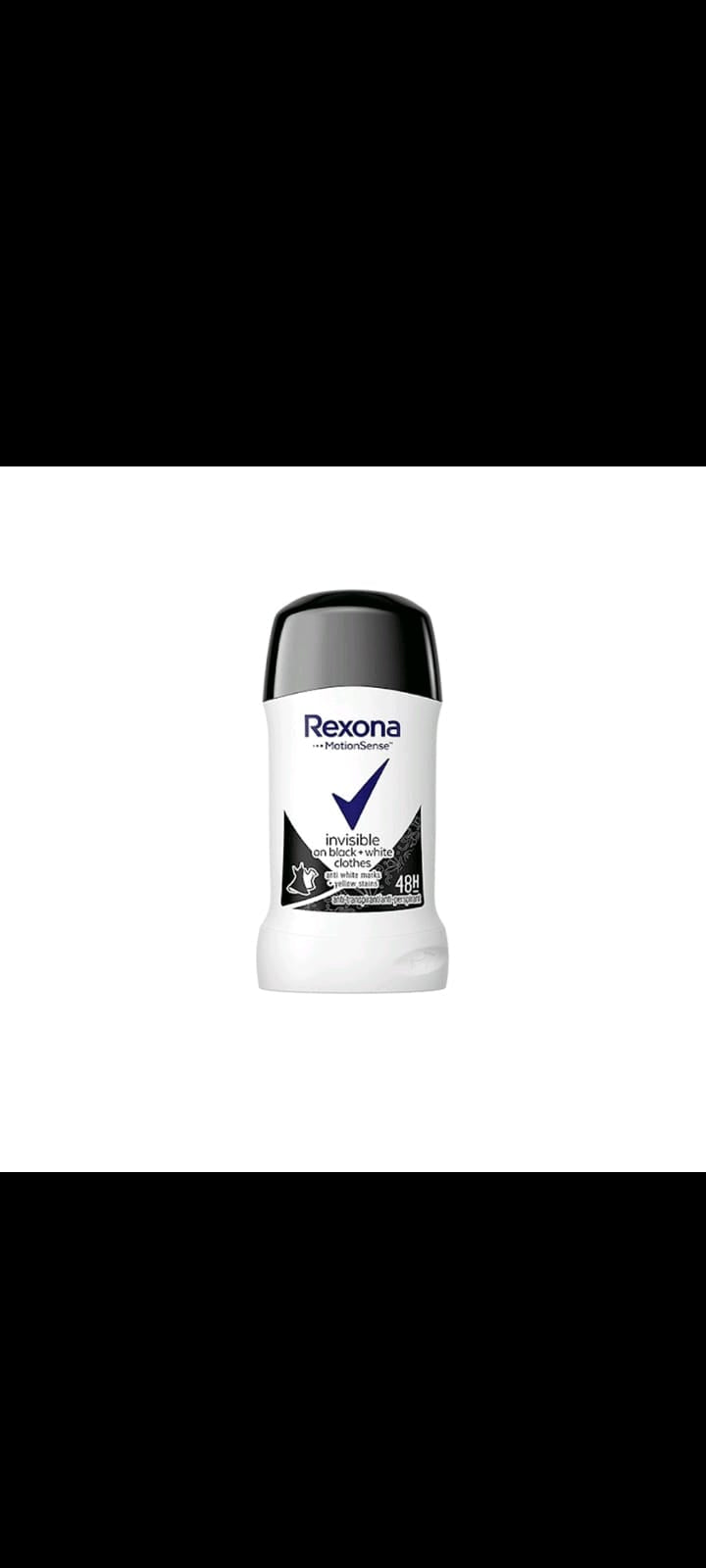 Rexona (ORIGINAL) Invisible pure black + white Anti-Perspirant-40ML