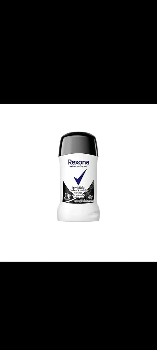 Rexona (ORIGINAL) Invisible pure black + white Anti-Perspirant-40ML