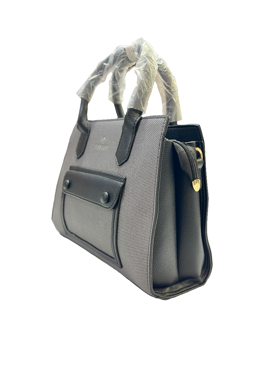 BLACK  style with this elegant women handbag.