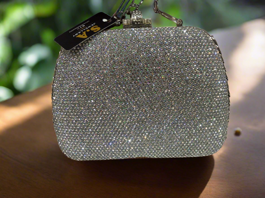 Luxury Full Stone Studded Clutch – Elegant Party & Wedding Evening Clutch SAjewellery pk