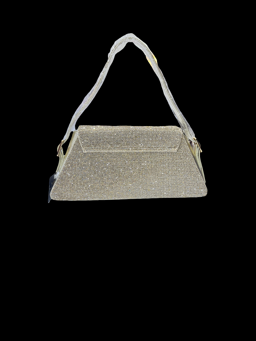 Luxury Shimmery Handbag with Golden Chain Handle – Trendy Evening & Party Bag for Women SA jewellery