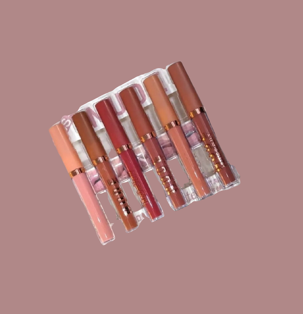 Nude Lip Gloss High Shine  Moisturizing Non-Sticky Glossy Finish SA jewelry pk