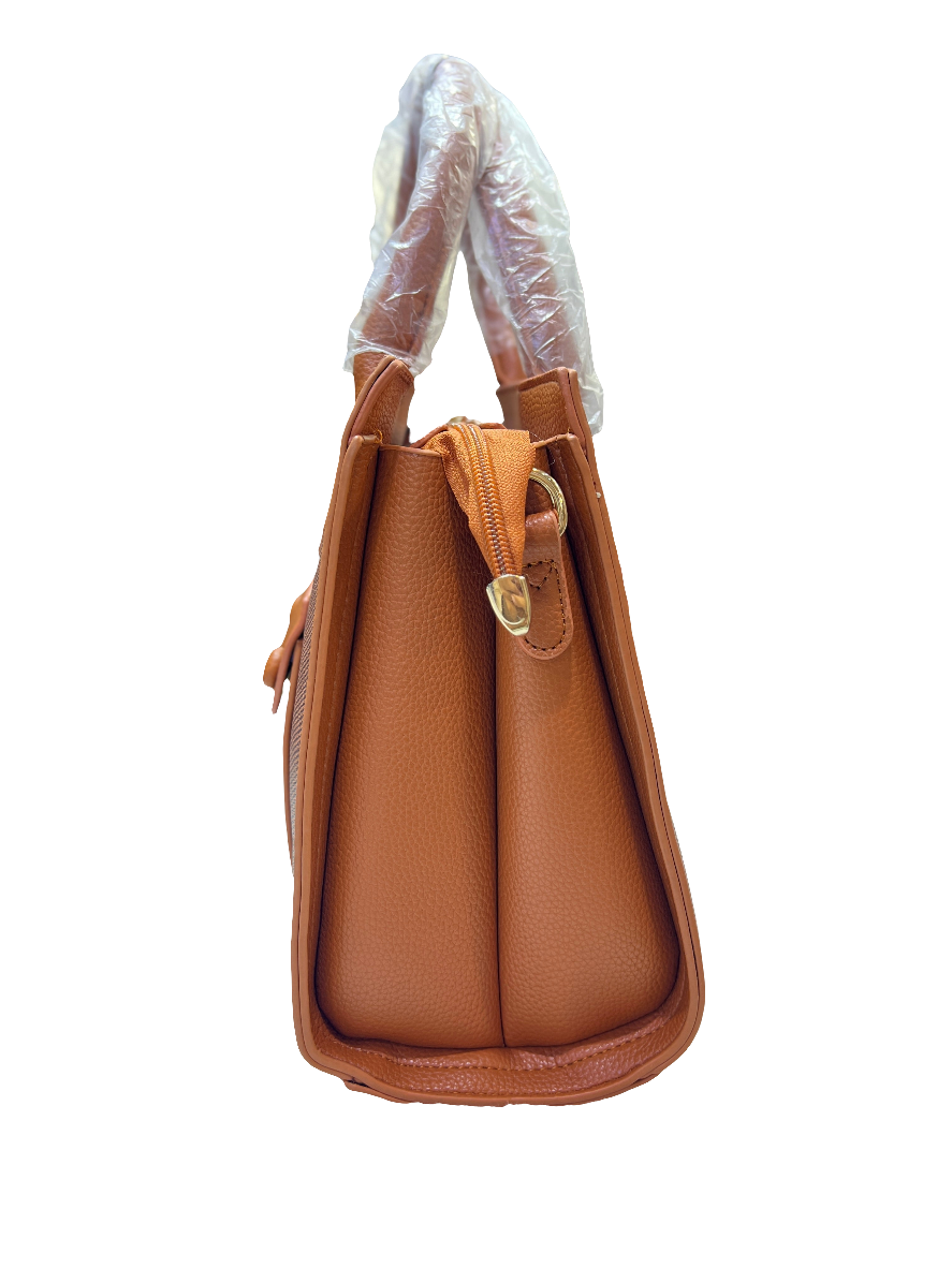 BRWON style with this elegant women handbag.