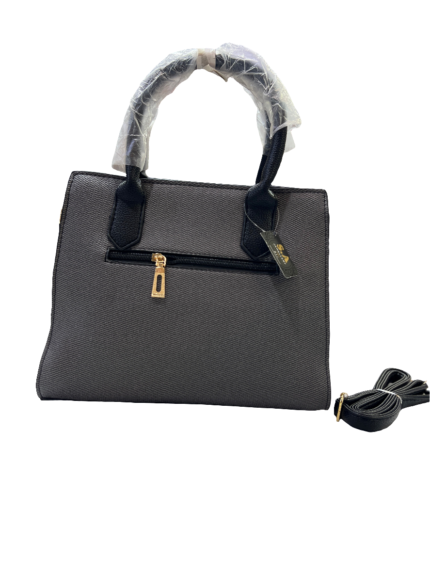 BLACK  style with this elegant women handbag.
