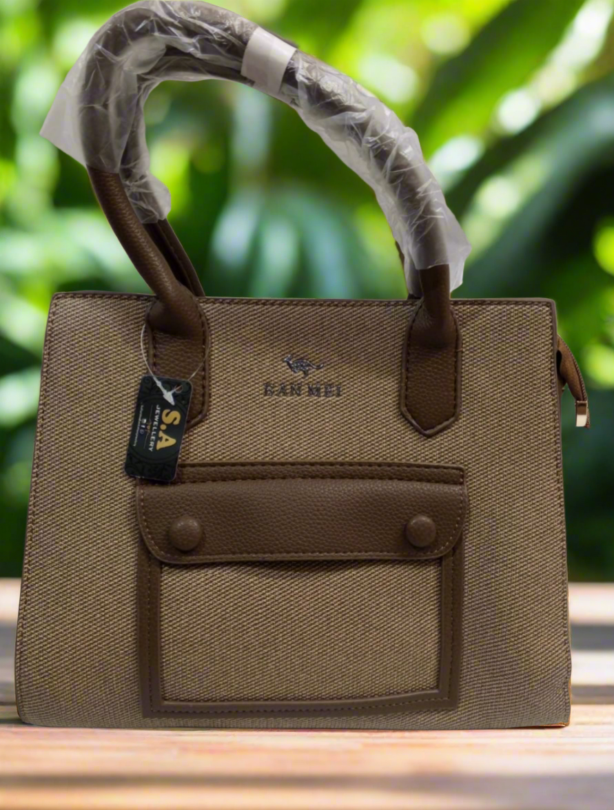 Stylish canvas  Women Handbag with Elegant Design – Fashion Shoulder & Tote Bag SA jewellery pk