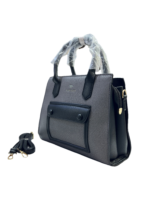 BLACK  style with this elegant women handbag.