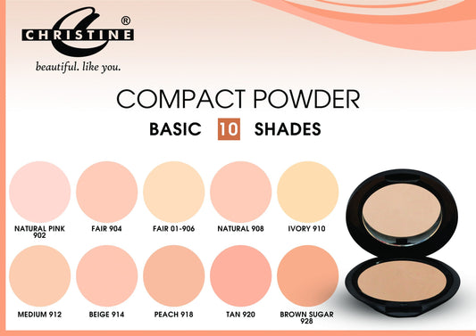 CHRISTINE FRAGRANCE FREE COMPACT POWDER