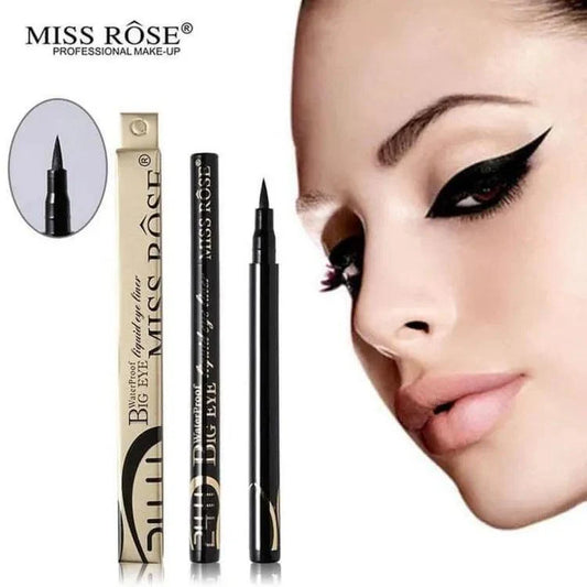 MISS ROSE Waterproof Big Eye Liquid Eyeliner – Long Lasting, Smudge-Proof Precision Liner SA jewelry pk 