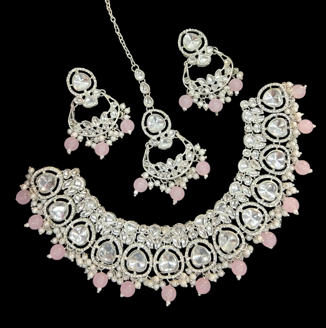 Premium Indian kundun Bridal set SA jewellery pk