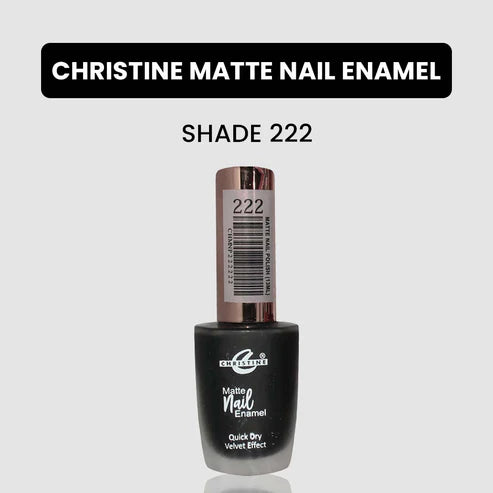 “Christine Matte Nail Enamel – All Shades Available – Long Lasting Nail Polish | SAJewelryPK”