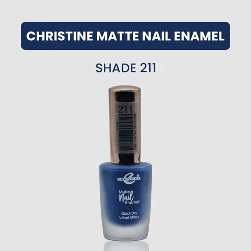 “Christine Matte Nail Enamel – All Shades Available – Long Lasting Nail Polish | SAJewelryPK”