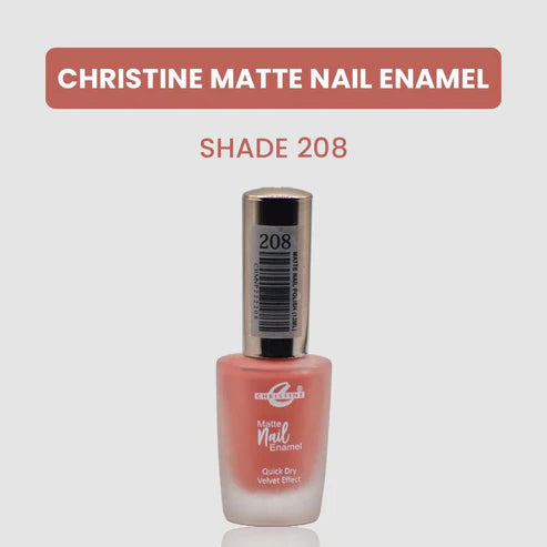 “Christine Matte Nail Enamel – All Shades Available – Long Lasting Nail Polish | SAJewelryPK”