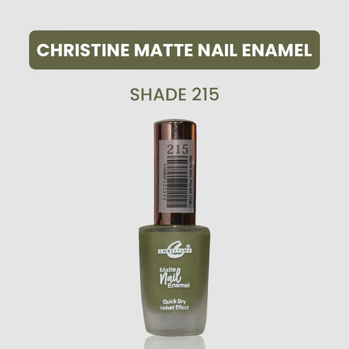“Christine Matte Nail Enamel – All Shades Available – Long Lasting Nail Polish | SAJewelryPK”