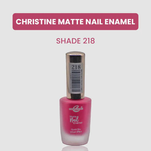 “Christine Matte Nail Enamel – All Shades Available – Long Lasting Nail Polish | SAJewelryPK”