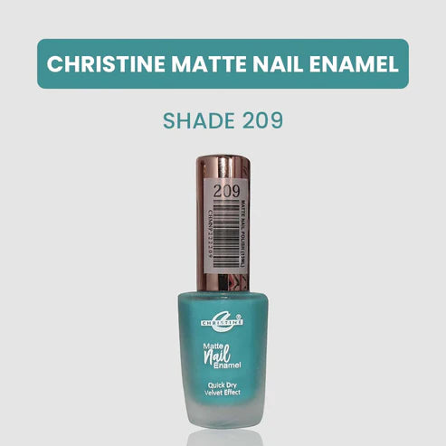 “Christine Matte Nail Enamel – All Shades Available – Long Lasting Nail Polish | SAJewelryPK”