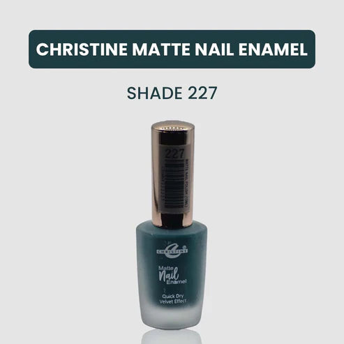 “Christine Matte Nail Enamel – All Shades Available – Long Lasting Nail Polish | SAJewelryPK”
