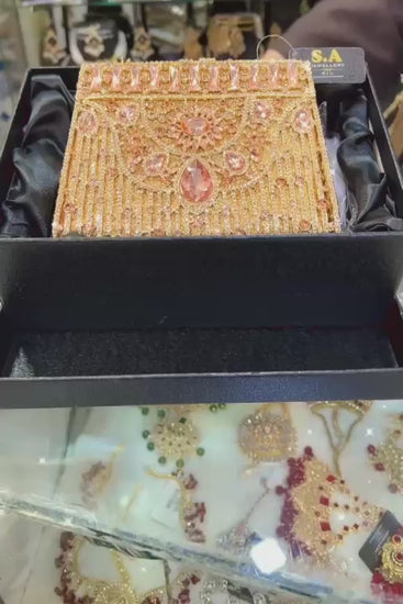 Bridal Diamond Clutch for Women – Elegant Crystal Evening Purse SA jewelry pk 