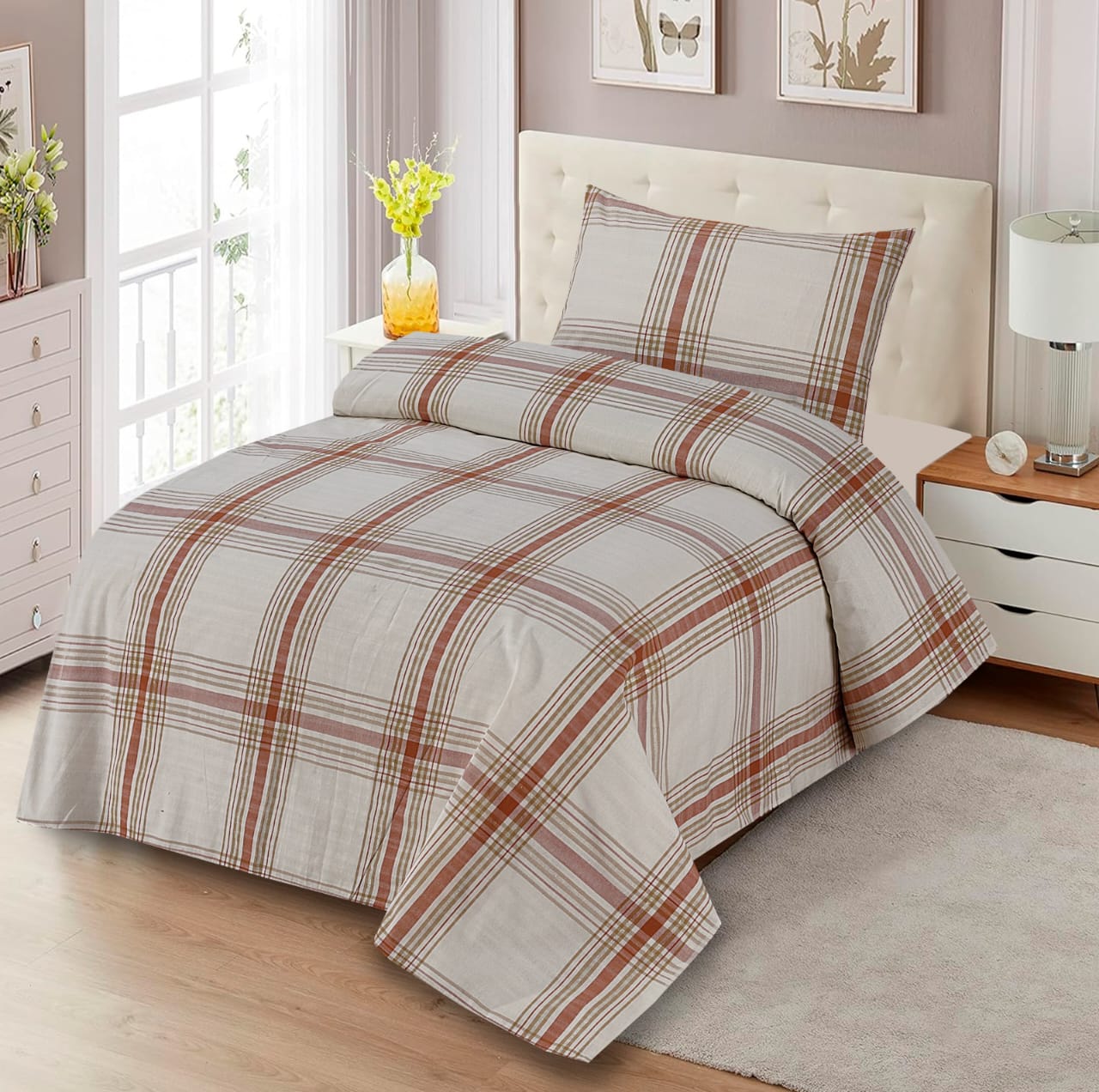 Single cotton bedsheets