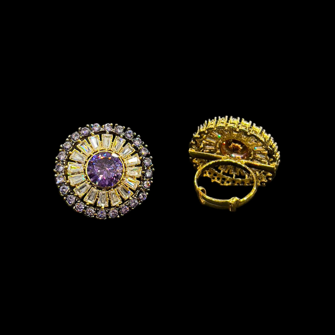 Sparkling Authentic Zircon Anti-Casting open able Rings - Perfect for Every Occasion SA jewelry pk