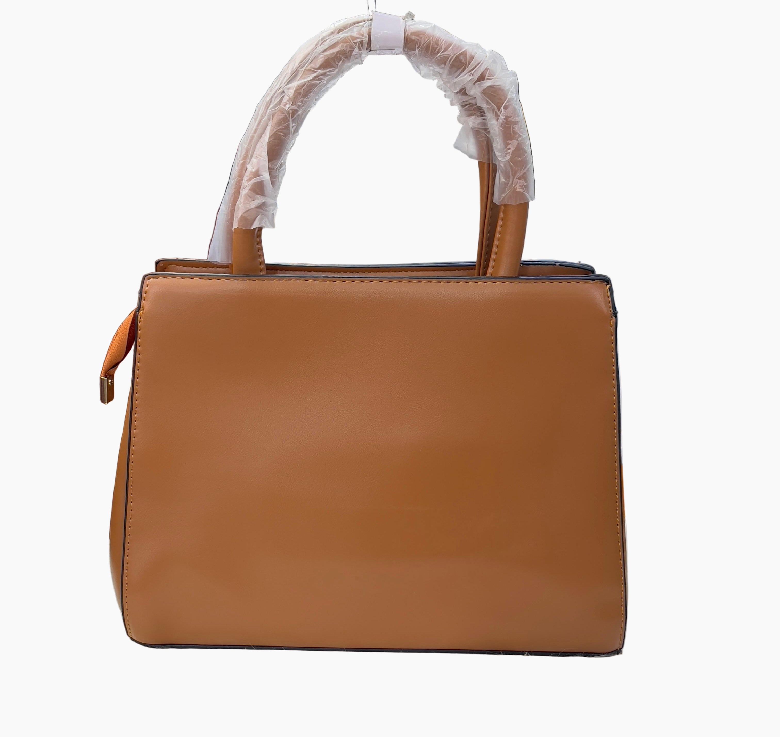 Women's Trendy 2-in-1 Satchel Handbag Set with Crossbody Strap | Imported PU Leather SA jewellery pk