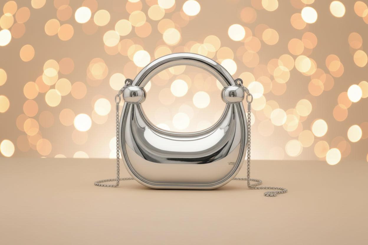 ✨ Kids Luxury Eid Collection: Metallic Crescent Handbag SA jewellery pk✨
