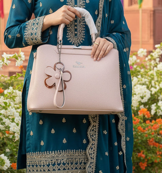 "Luxury Leather Shoulder Handbag for Women - Stylish Crossbody Purse with Circular Relief Ornament"SA jewelry pk