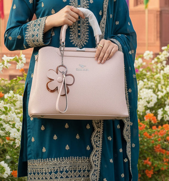 "Luxury Leather Shoulder Handbag for Women - Stylish Crossbody Purse with Circular Relief Ornament"SA jewelry pk