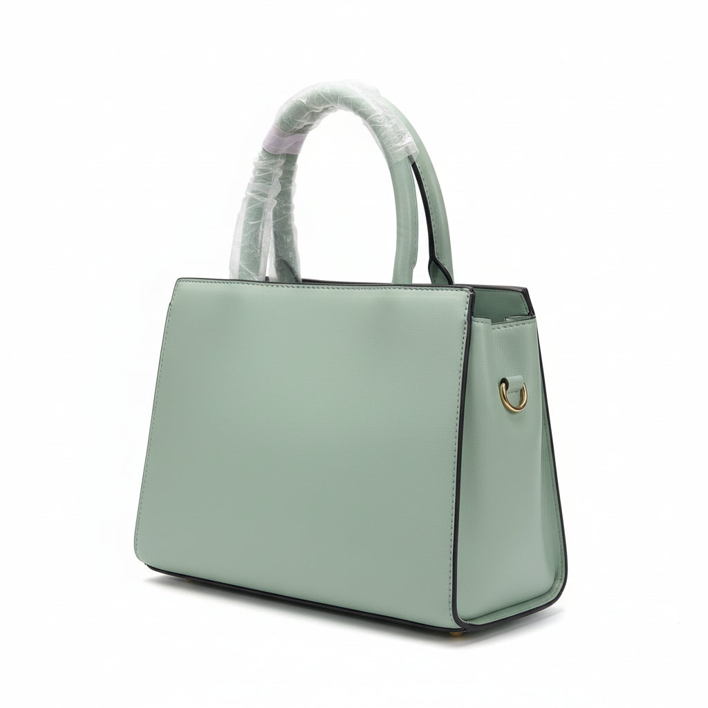 Women's Trendy 2-in-1 Satchel Handbag Set with Crossbody Strap | Imported PU Leather SA jewellery pk