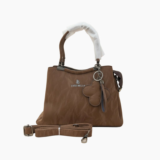 "Luxury Leather Shoulder Handbag for Women - Stylish Crossbody Purse with Circular Relief Ornament"SA jewelry pk