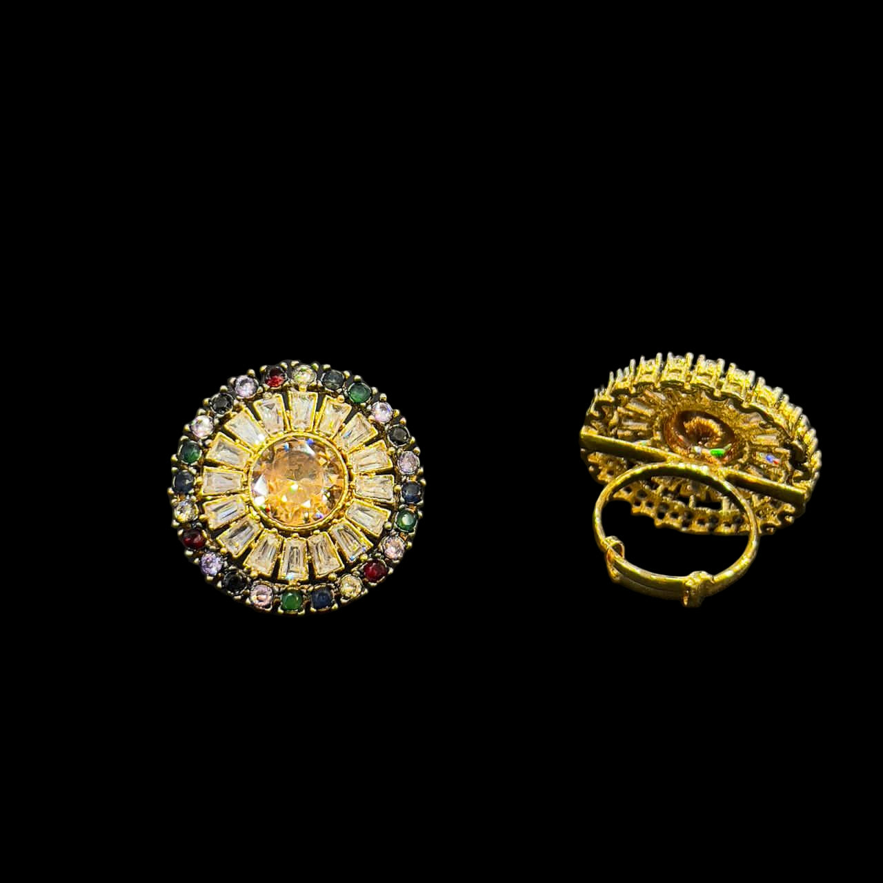 Sparkling Authentic Zircon Anti-Casting open able Rings - Perfect for Every Occasion SA jewelry pk
