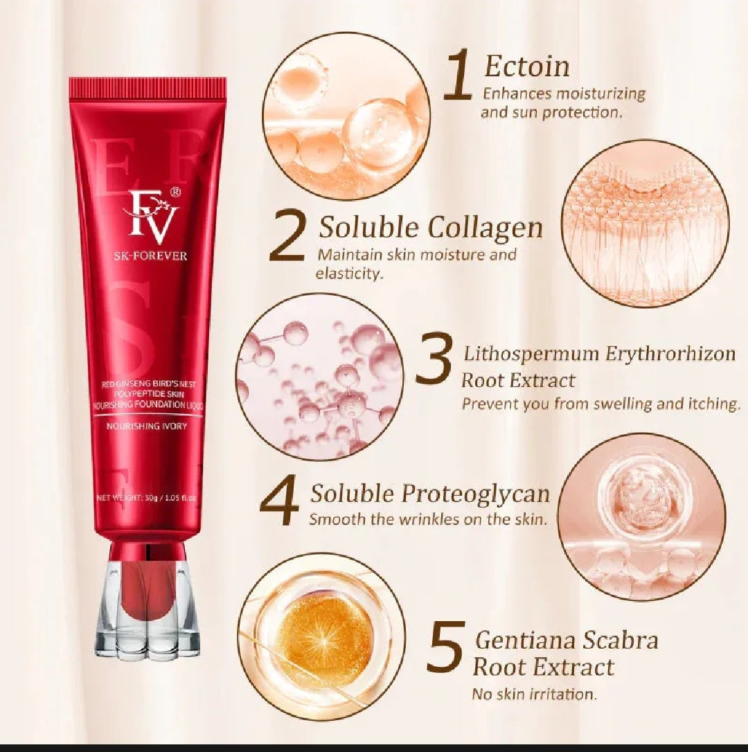 FV Waterproof Liquid Foundation – Long-Lasting Flawless Coverage 30 ml