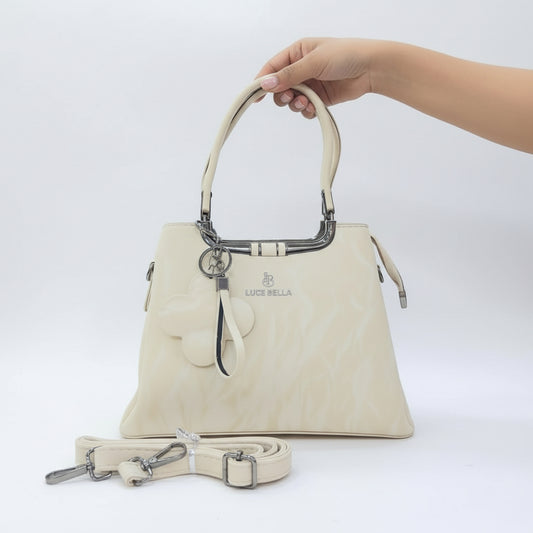 "Luxury Leather Shoulder Handbag for Women - Stylish Crossbody Purse with Circular Relief Ornament"SA jewelry pk