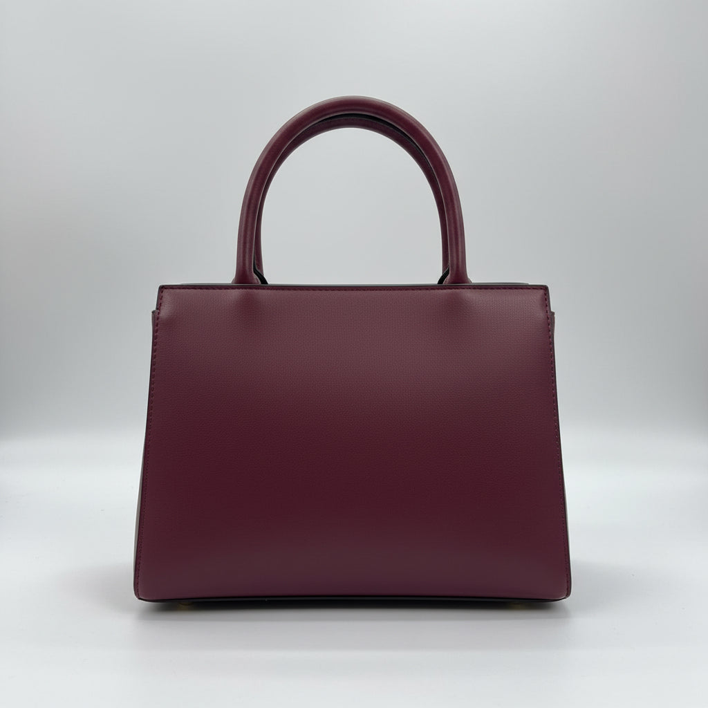 Women's Trendy 2-in-1 Satchel Handbag Set with Crossbody Strap | Imported PU Leather SA jewellery pk