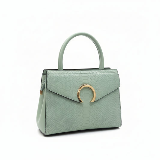 Women's Trendy 2-in-1 Satchel Handbag Set with Crossbody Strap | Imported PU Leather SA jewellery pk