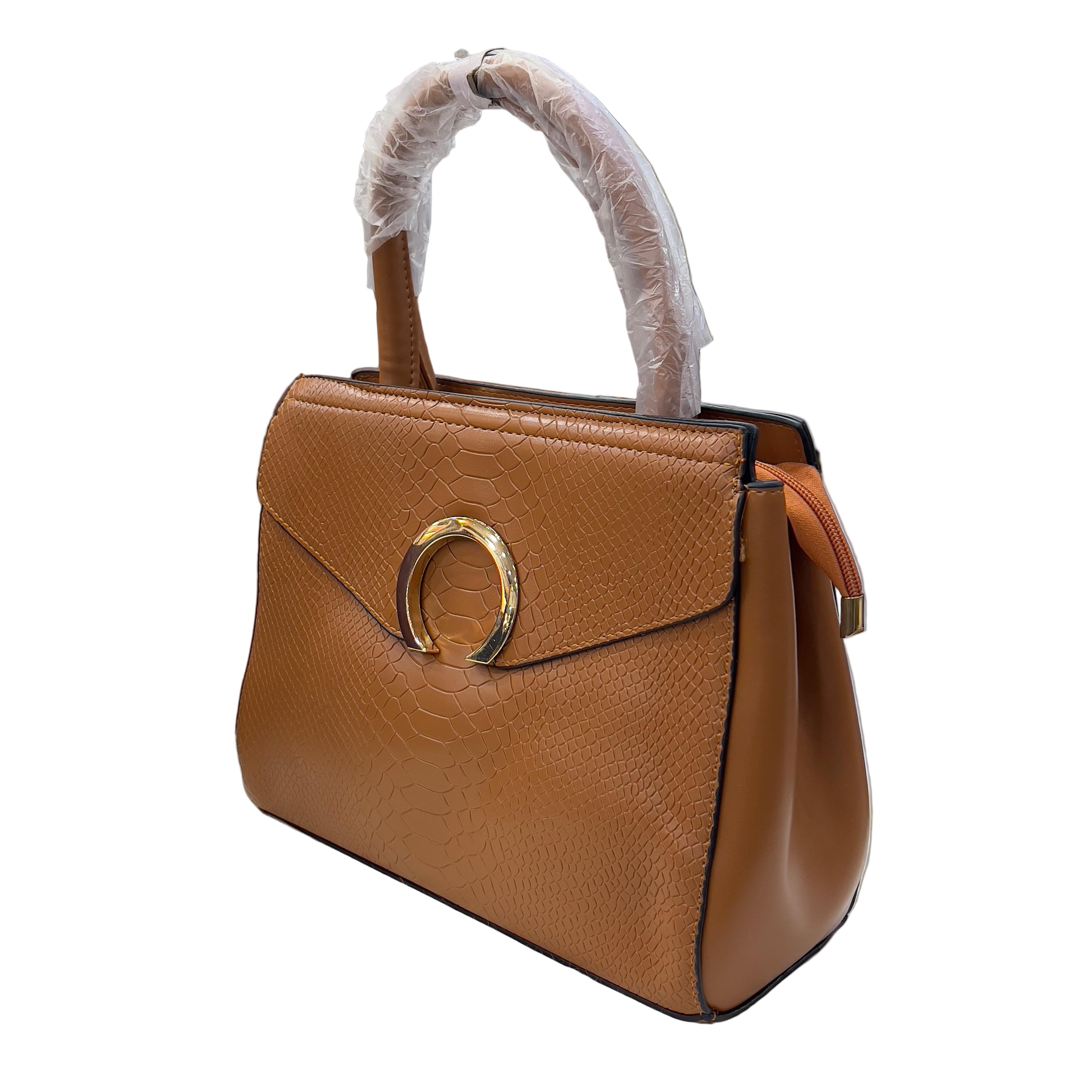 Women's Trendy 2-in-1 Satchel Handbag Set with Crossbody Strap | Imported PU Leather SA jewellery pk