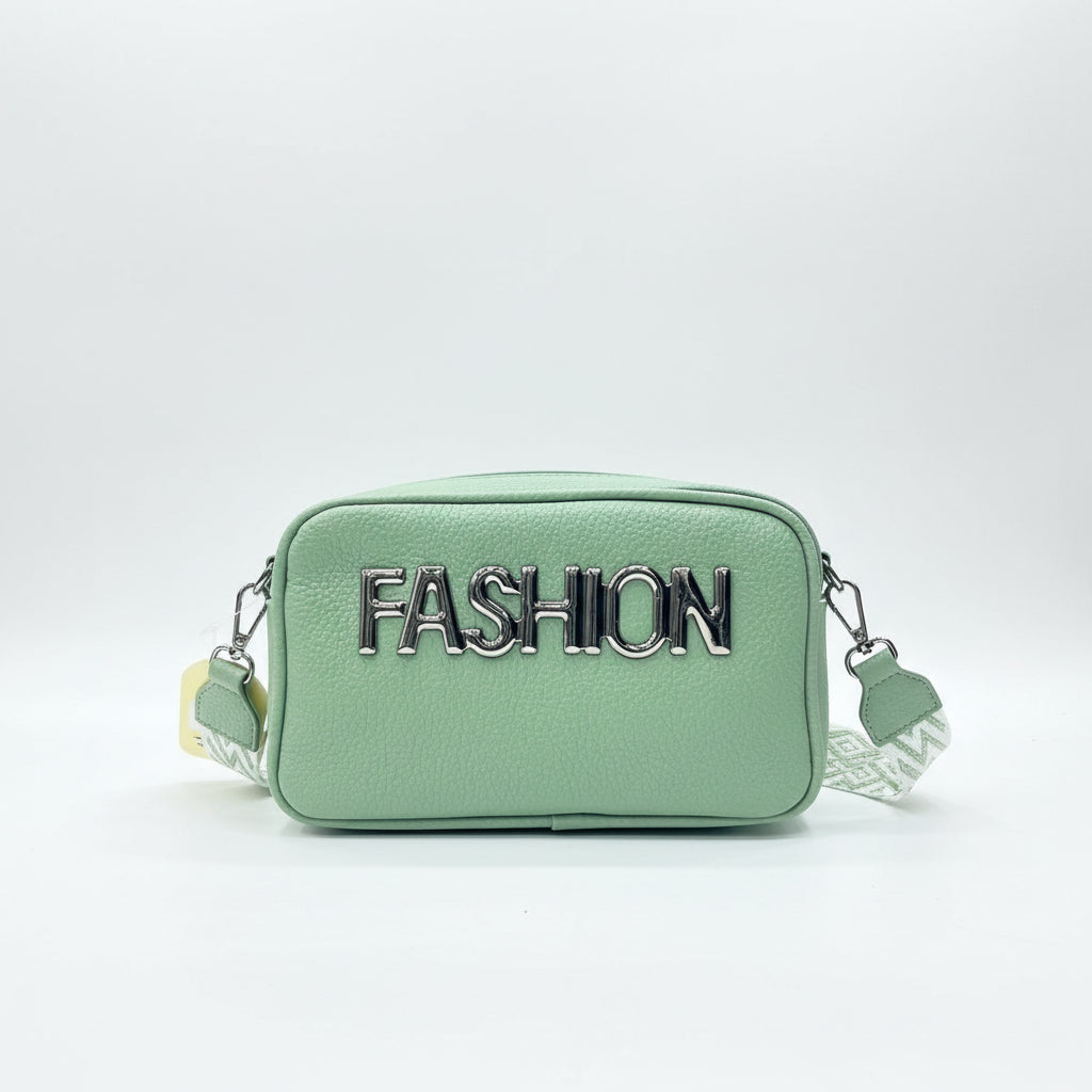 Chic Light Green FASHION Crossbody Bag  Leather Effect Shoulder Pouch SA jewelry pk