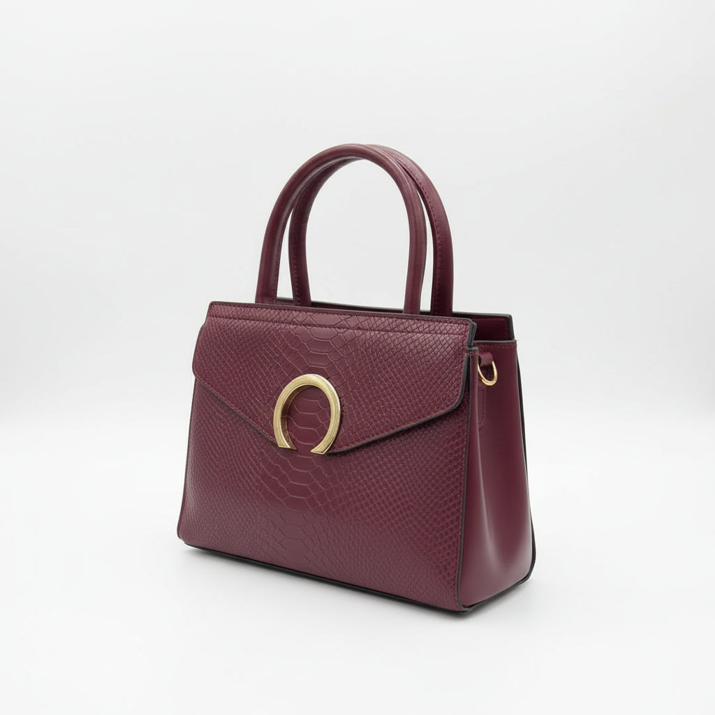 Women's Trendy 2-in-1 Satchel Handbag Set with Crossbody Strap | Imported PU Leather SA jewellery pk