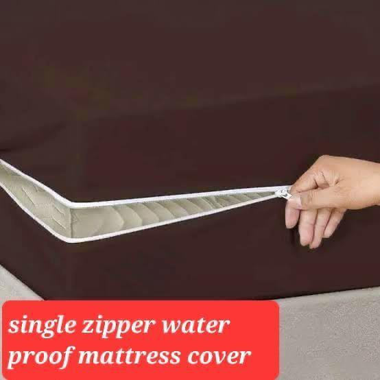 Single double sided zipper Waterproof Mattress cover