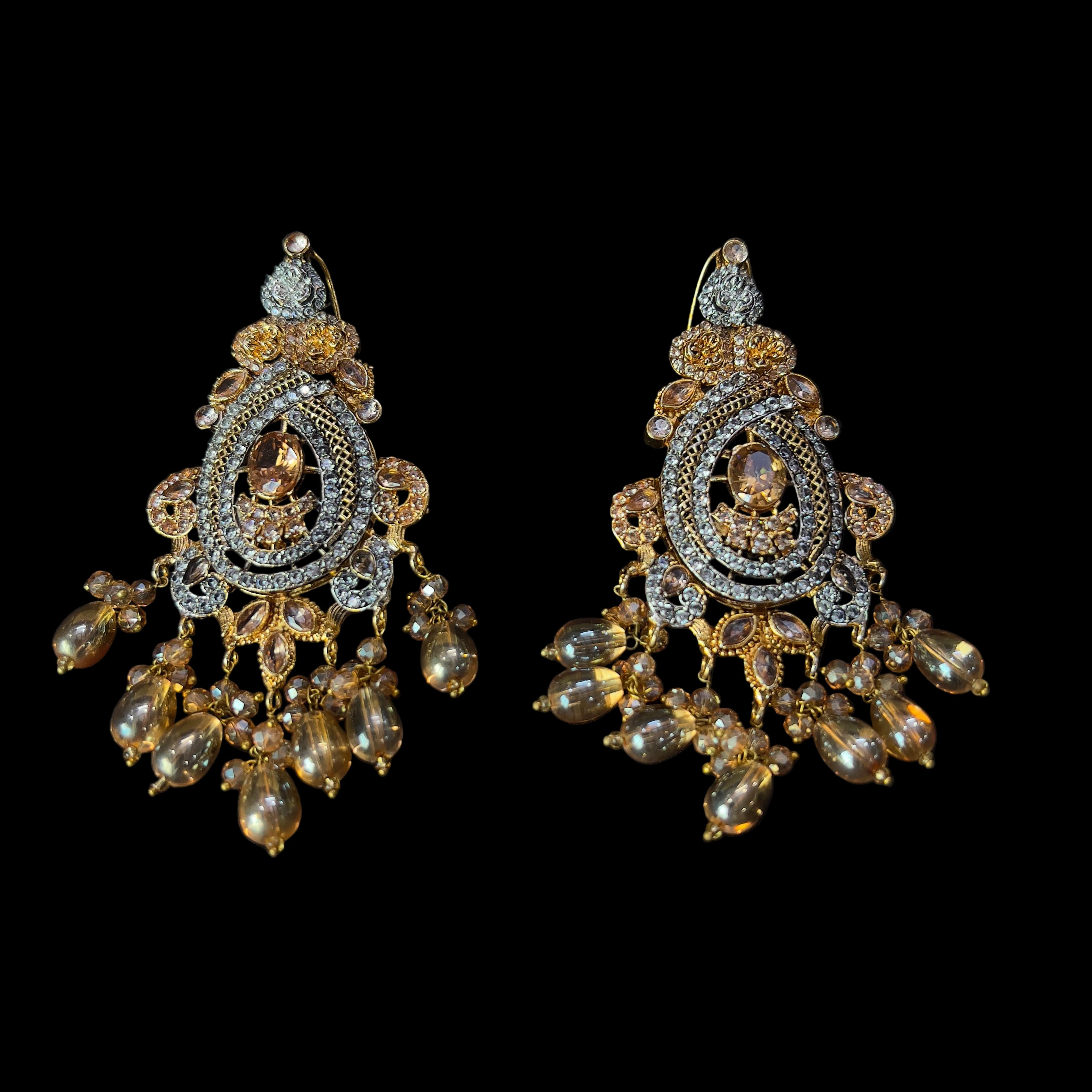Sparkling Authentic Zircon Anti-Casting  Earrings - Perfect for Every Occasion SA jewelry pk