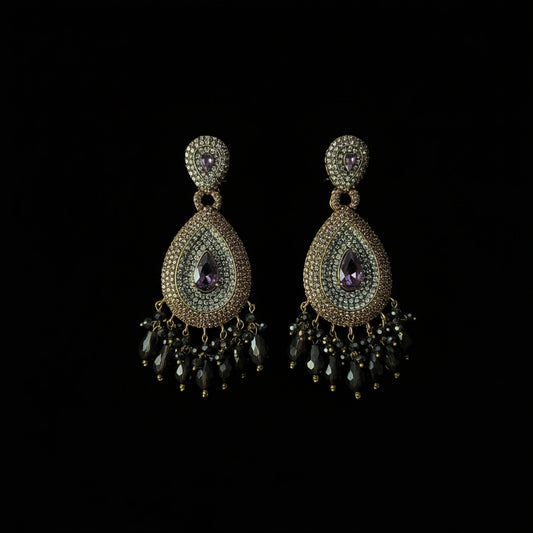 Sparkling Authentic Zircon Anti-Casting  Earrings - Perfect for Every Occasion SA jewelry pk