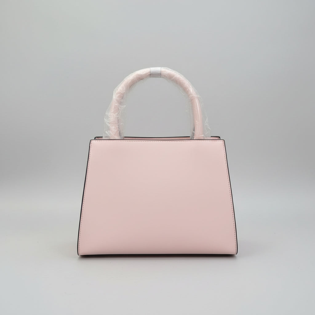 Elegant Blush Pink Quilted Handbag | Top Handle & Shoulder Strap | Faux Leather Crossbody SAjewellerypk.com