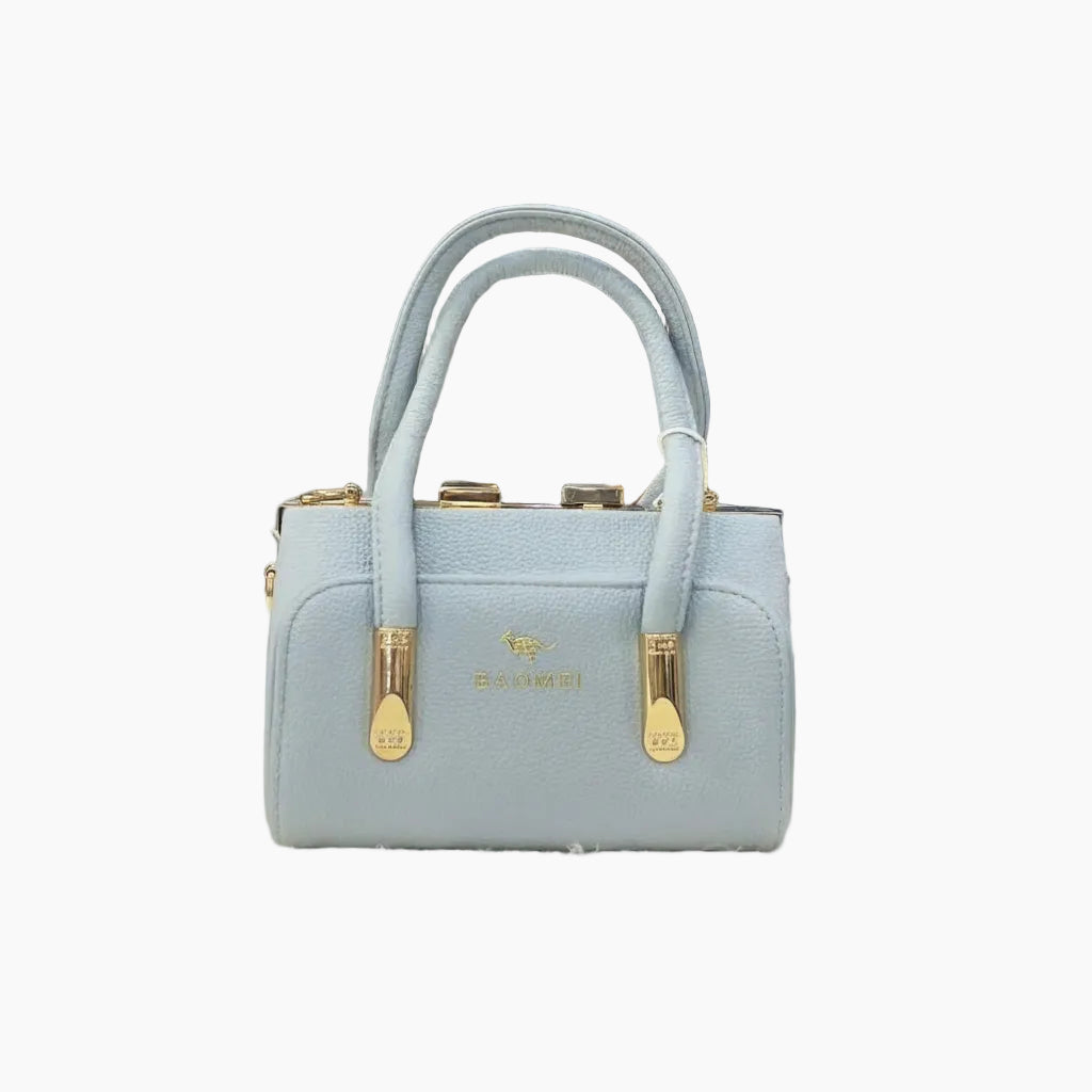 Elegant Leather Handbag with Lock SA jewelry pk