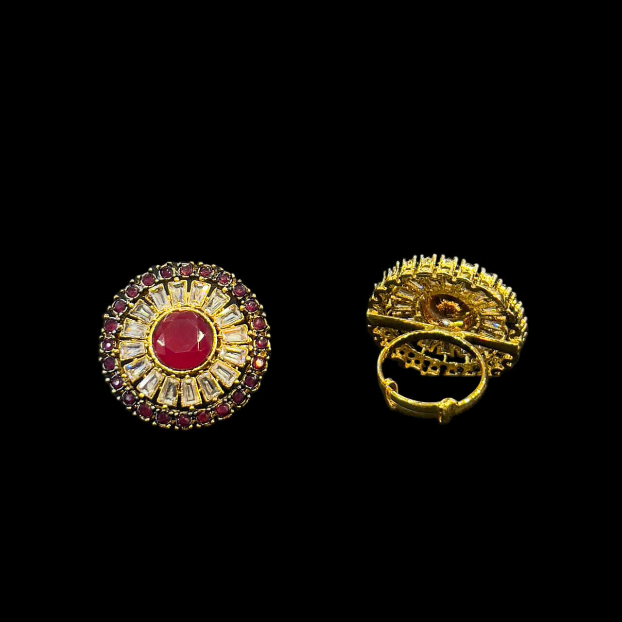 Sparkling Authentic Zircon Anti-Casting open able Rings - Perfect for Every Occasion SA jewelry pk